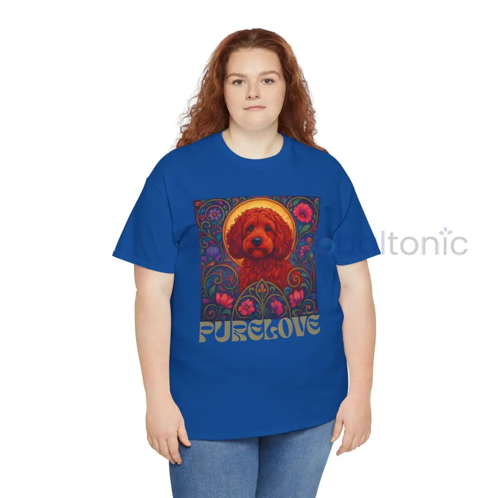 Red Cockapoo (Spoodle) Vintage Graphic T-Shirt – Unisex Cotton Tee for Dog Lovers T-Shirt