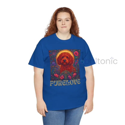 Red Cockapoo (Spoodle) Vintage Graphic T-Shirt – Unisex Cotton Tee for Dog Lovers T-Shirt