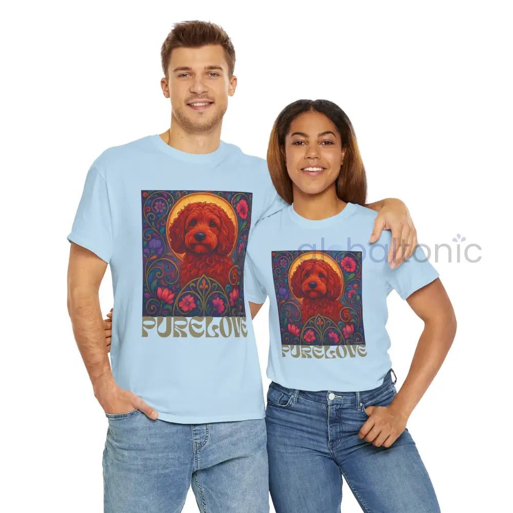 Red Cockapoo (Spoodle) Vintage Graphic T-Shirt – Unisex Cotton Tee for Dog Lovers T-Shirt