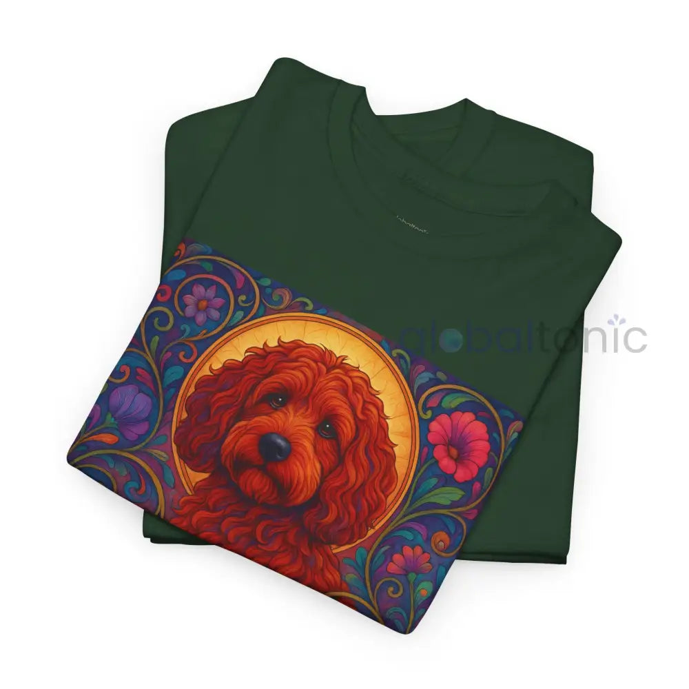 Red Cockapoo (Spoodle) Vintage Graphic T-Shirt – Unisex Cotton Tee for Dog Lovers T-Shirt