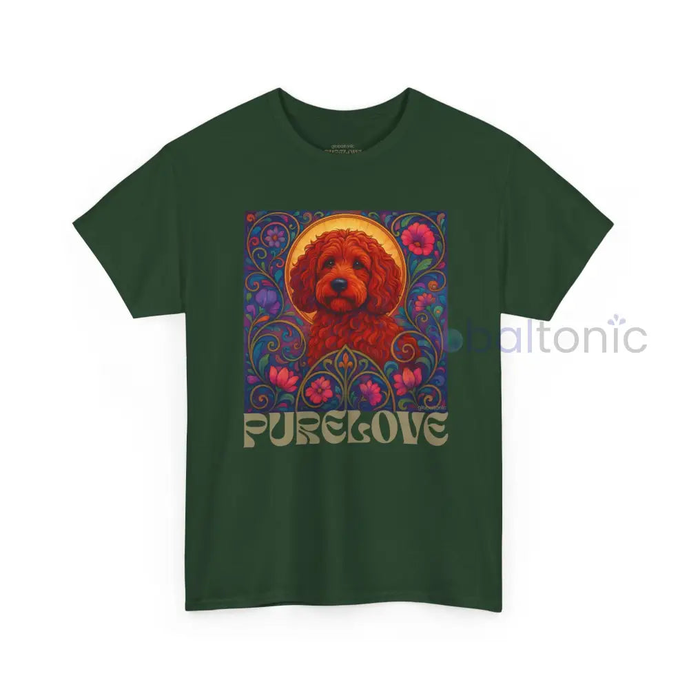Red Cockapoo (Spoodle) Vintage Graphic T-Shirt – Unisex Cotton Tee for Dog Lovers T-Shirt