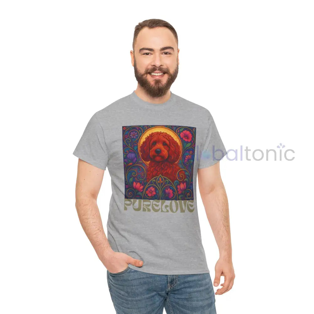 Red Cockapoo (Spoodle) Vintage Graphic T-Shirt – Unisex Cotton Tee for Dog Lovers T-Shirt