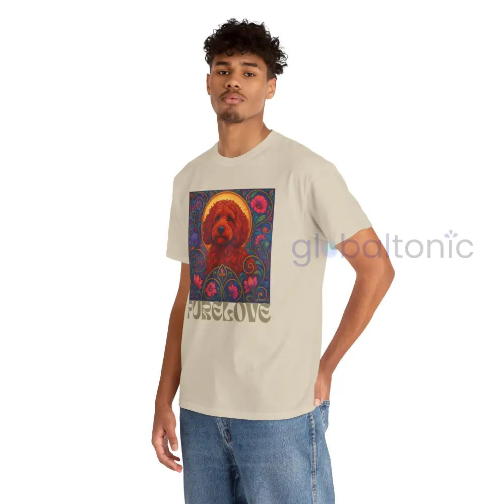 Red Cockapoo (Spoodle) Vintage Graphic T-Shirt – Unisex Cotton Tee for Dog Lovers T-Shirt