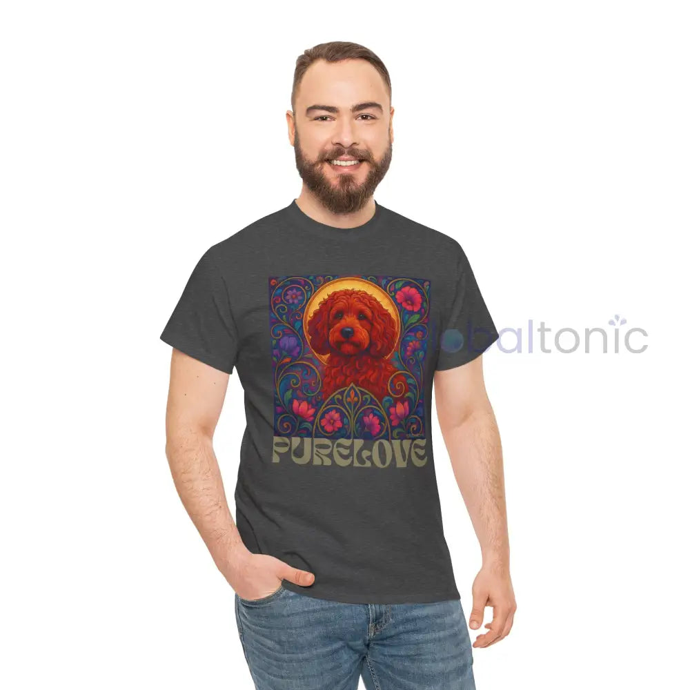 Red Cockapoo (Spoodle) Vintage Graphic T-Shirt – Unisex Cotton Tee for Dog Lovers T-Shirt