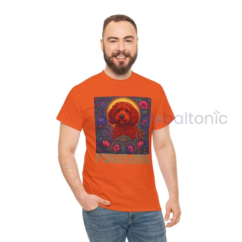 Red Cockapoo (Spoodle) Vintage Graphic T-Shirt – Unisex Cotton Tee for Dog Lovers T-Shirt