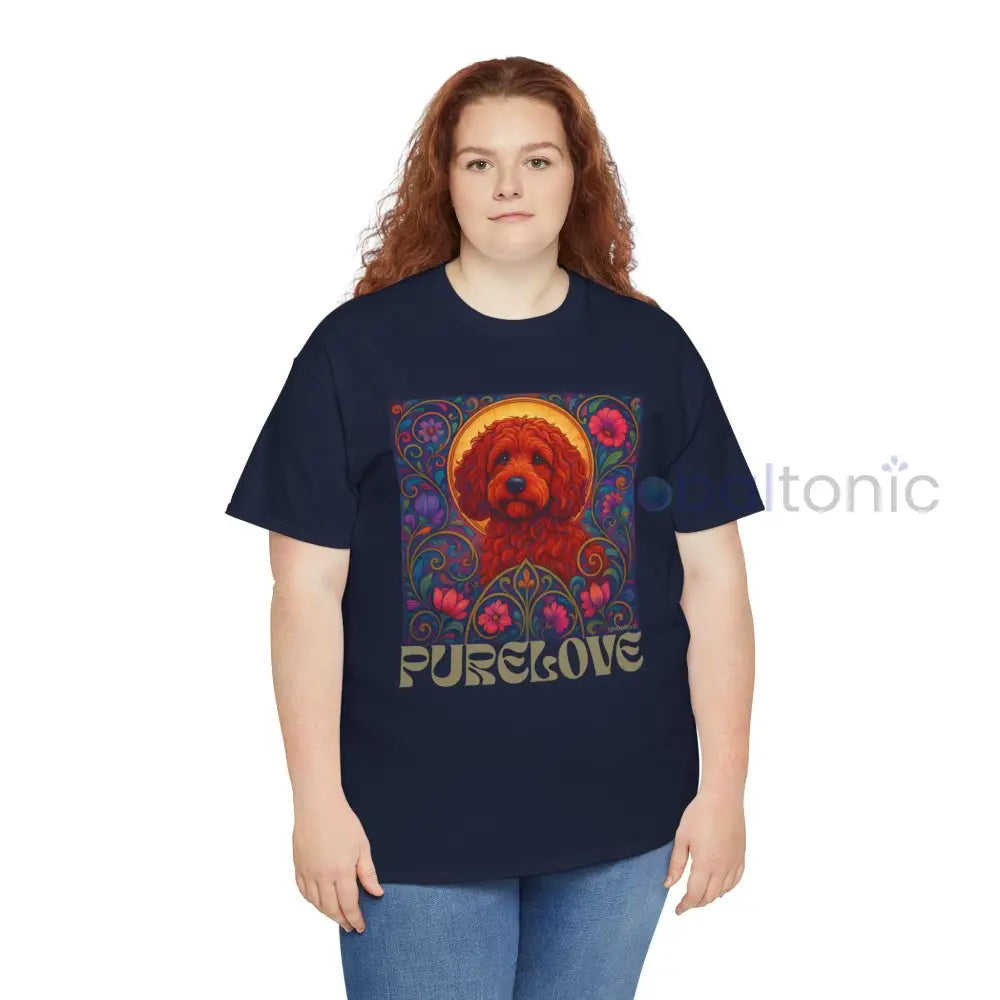 Red Cockapoo (Spoodle) Vintage Graphic T-Shirt – Unisex Cotton Tee for Dog Lovers T-Shirt