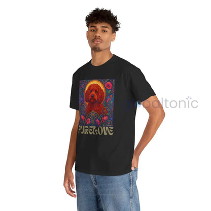 Red Cockapoo (Spoodle) Vintage Graphic T-Shirt – Unisex Cotton Tee for Dog Lovers T-Shirt