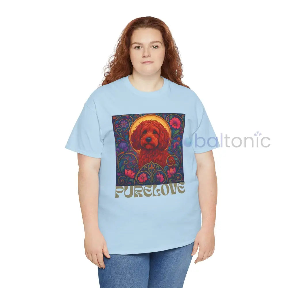 Red Cockapoo (Spoodle) Vintage Graphic T-Shirt – Unisex Cotton Tee for Dog Lovers T-Shirt