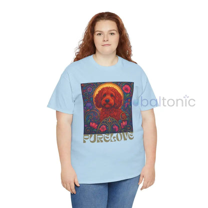 Red Cockapoo (Spoodle) Vintage Graphic T-Shirt – Unisex Cotton Tee for Dog Lovers T-Shirt