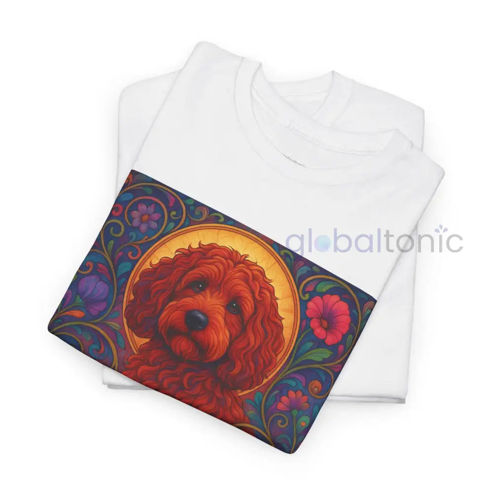 Red Cockapoo (Spoodle) Vintage Graphic T-Shirt – Unisex Cotton Tee for Dog Lovers T-Shirt