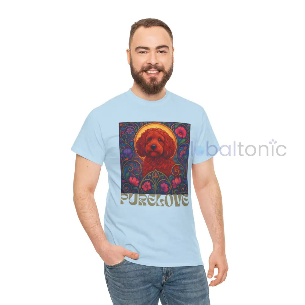 Red Cockapoo (Spoodle) Vintage Graphic T-Shirt – Unisex Cotton Tee for Dog Lovers T-Shirt