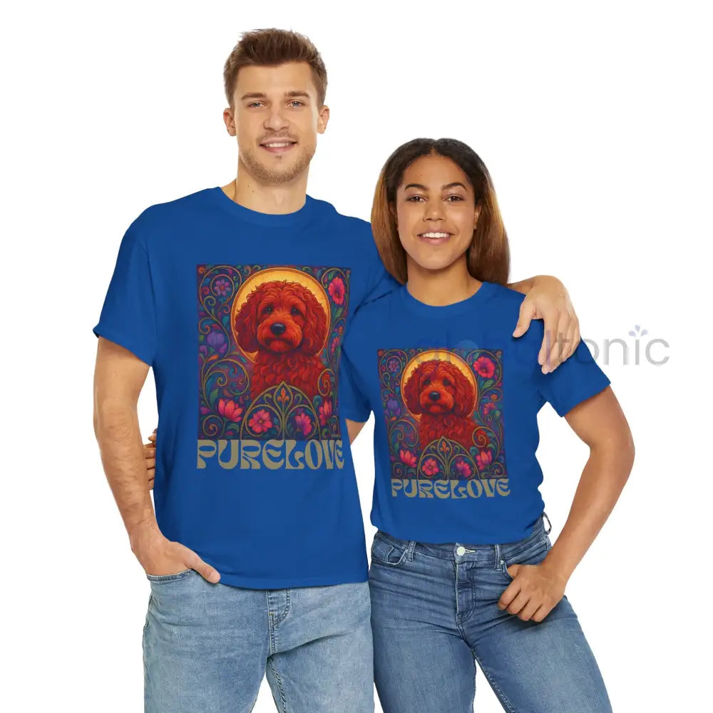 Red Cockapoo (Spoodle) Vintage Graphic T-Shirt – Unisex Cotton Tee for Dog Lovers T-Shirt