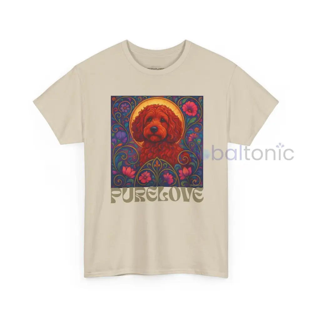 Red Cockapoo (Spoodle) Vintage Graphic T-Shirt – Unisex Cotton Tee for Dog Lovers T-Shirt