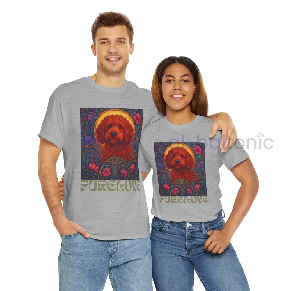 Red Cockapoo (Spoodle) Vintage Graphic T-Shirt – Unisex Cotton Tee for Dog Lovers T-Shirt