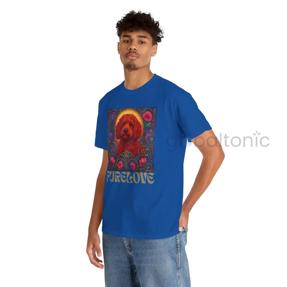 Red Cockapoo (Spoodle) Vintage Graphic T-Shirt – Unisex Cotton Tee for Dog Lovers T-Shirt