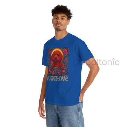 Red Cockapoo (Spoodle) Vintage Graphic T-Shirt – Unisex Cotton Tee for Dog Lovers T-Shirt