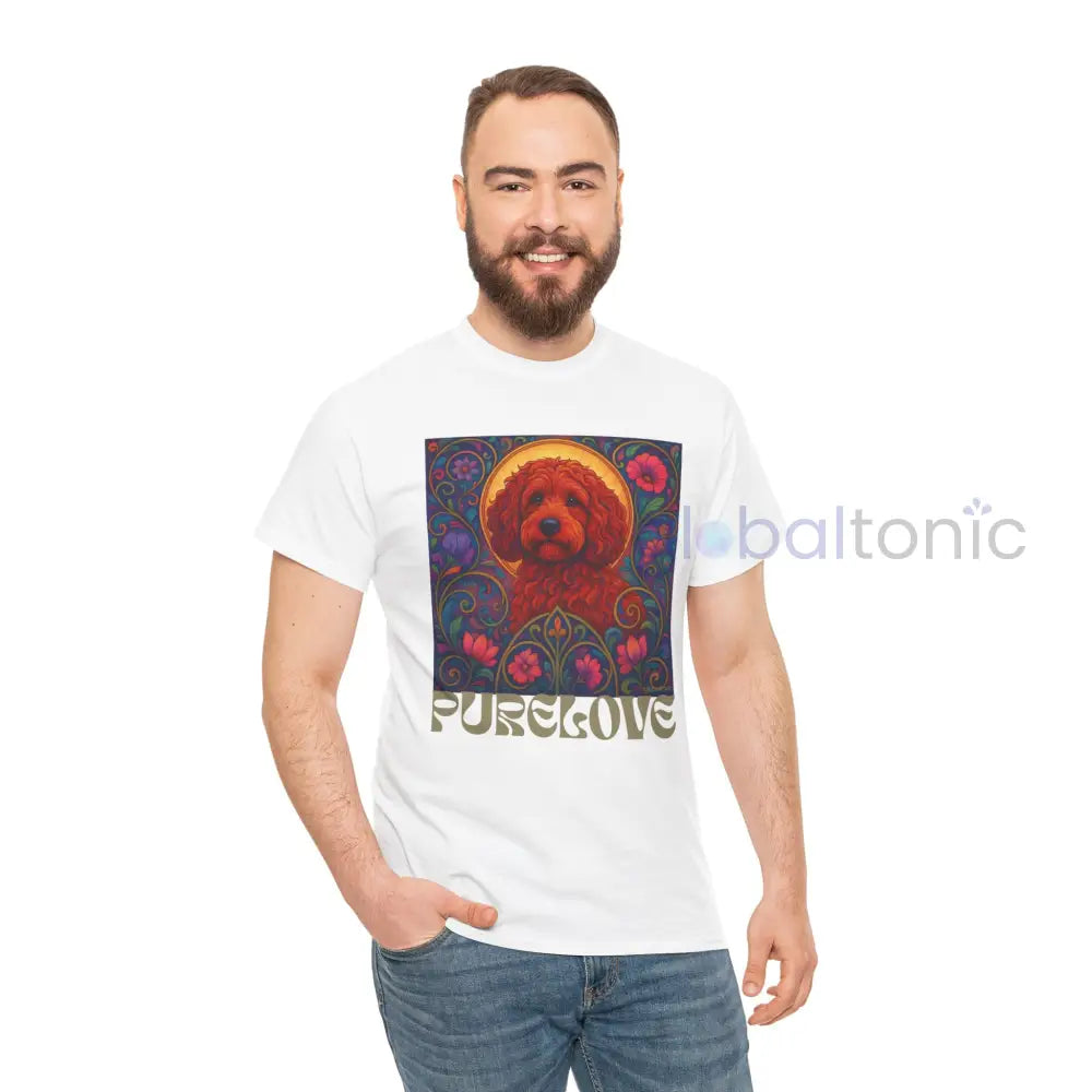 Red Cockapoo (Spoodle) Vintage Graphic T-Shirt – Unisex Cotton Tee for Dog Lovers T-Shirt