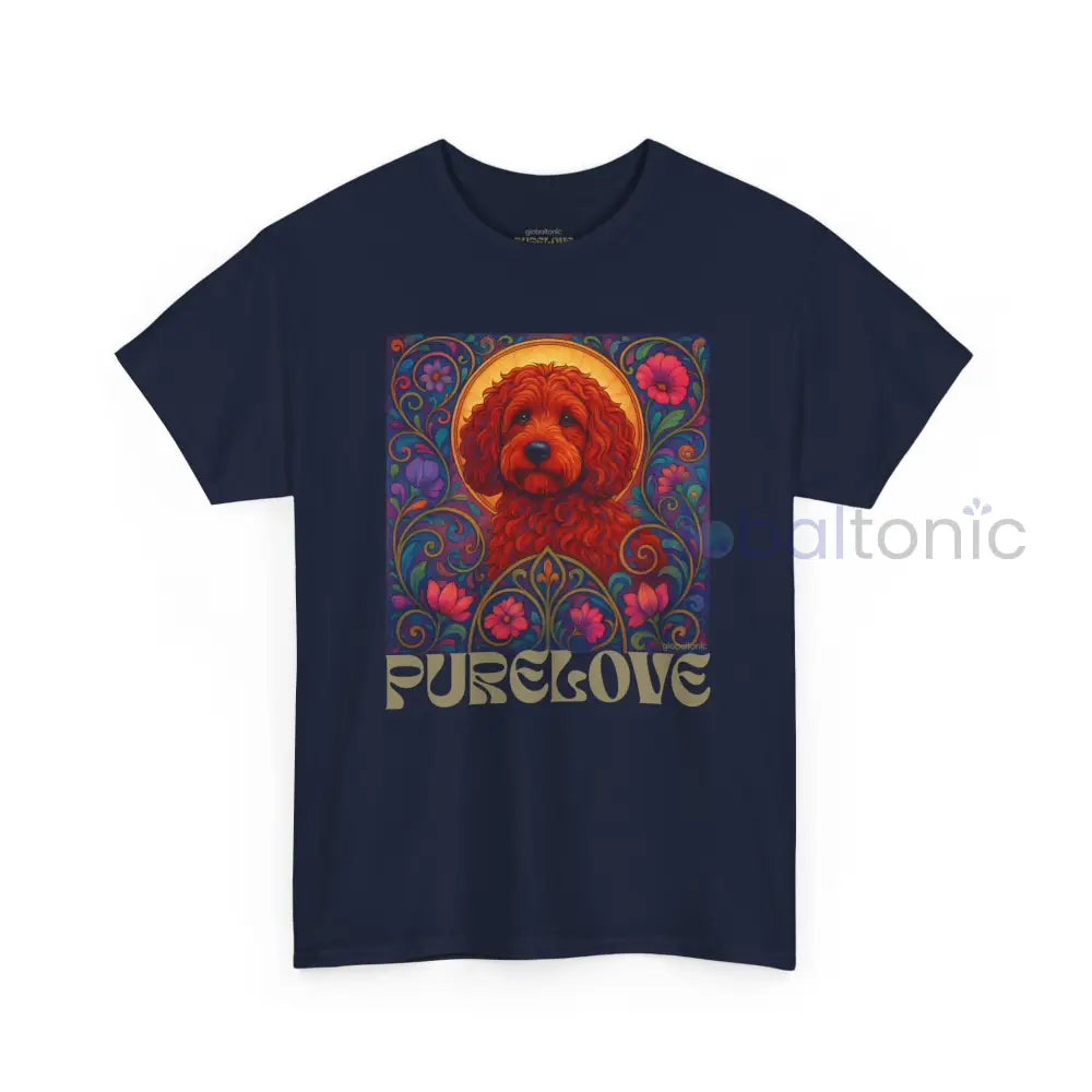 Red Cockapoo (Spoodle) Vintage Graphic T-Shirt – Unisex Cotton Tee for Dog Lovers T-Shirt
