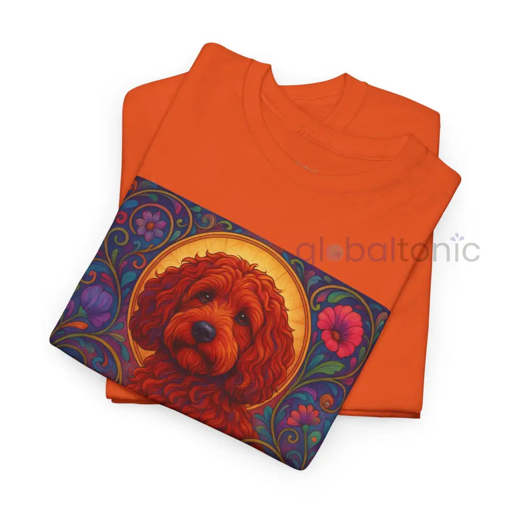 Red Cockapoo (Spoodle) Vintage Graphic T-Shirt – Unisex Cotton Tee for Dog Lovers T-Shirt