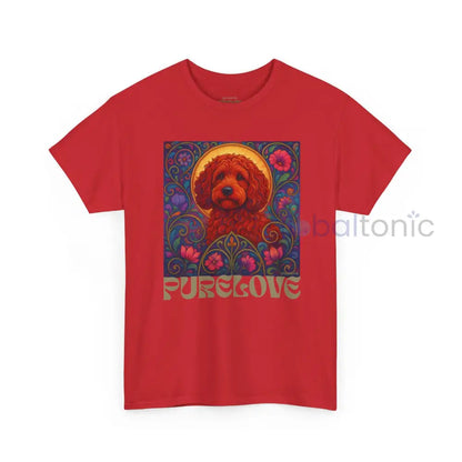 Red Cockapoo (Spoodle) Vintage Graphic T-Shirt – Unisex Cotton Tee for Dog Lovers T-Shirt