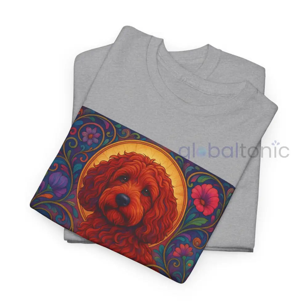 Red Cockapoo (Spoodle) Vintage Graphic T-Shirt – Unisex Cotton Tee for Dog Lovers T-Shirt