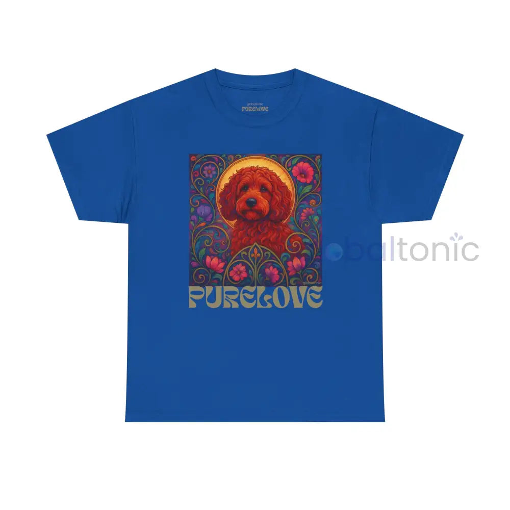 Red Cockapoo (Spoodle) Vintage Graphic T-Shirt – Unisex Cotton Tee for Dog Lovers Royal / S T-Shirt