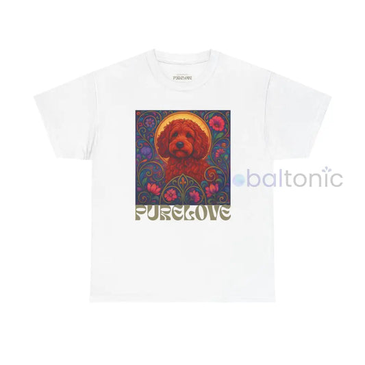 Red Cockapoo (Spoodle) Vintage Graphic T-Shirt – Unisex Cotton Tee for Dog Lovers White / S T-Shirt