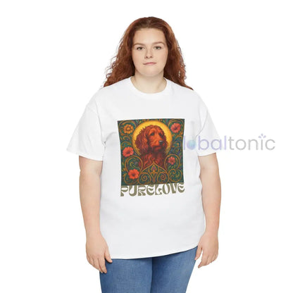 Red Goldendoodle (Groodle) Vintage Graphic T-Shirt – Unisex Cotton Tee for Dog Lovers T-Shirt