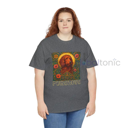 Red Goldendoodle (Groodle) Vintage Graphic T-Shirt – Unisex Cotton Tee for Dog Lovers T-Shirt