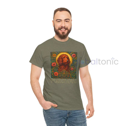 Red Goldendoodle (Groodle) Vintage Graphic T-Shirt – Unisex Cotton Tee for Dog Lovers T-Shirt