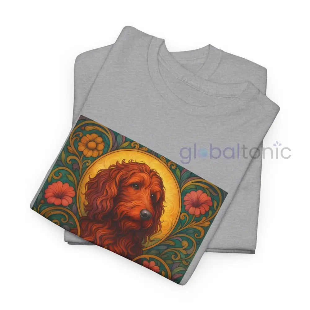 Red Goldendoodle (Groodle) Vintage Graphic T-Shirt – Unisex Cotton Tee for Dog Lovers T-Shirt