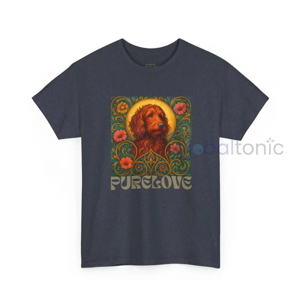 Red Goldendoodle (Groodle) Vintage Graphic T-Shirt – Unisex Cotton Tee for Dog Lovers T-Shirt