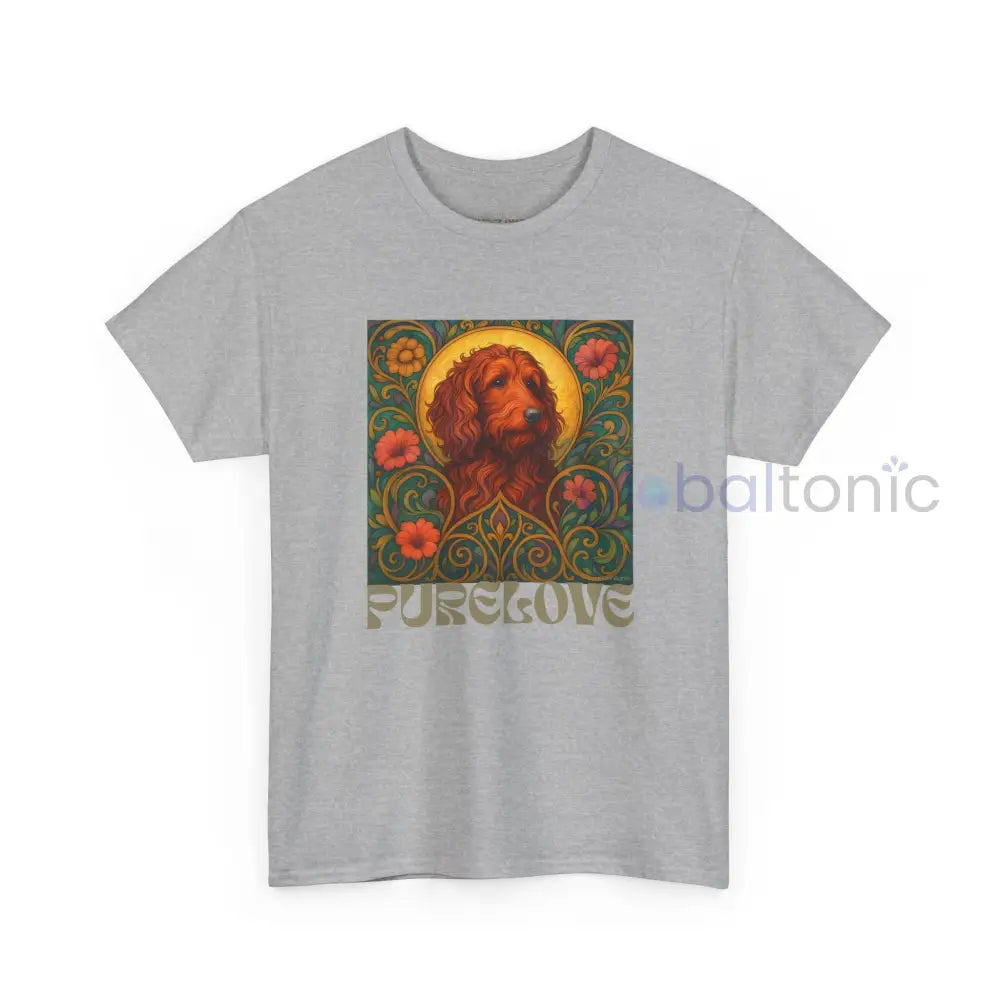 Red Goldendoodle (Groodle) Vintage Graphic T-Shirt – Unisex Cotton Tee for Dog Lovers T-Shirt