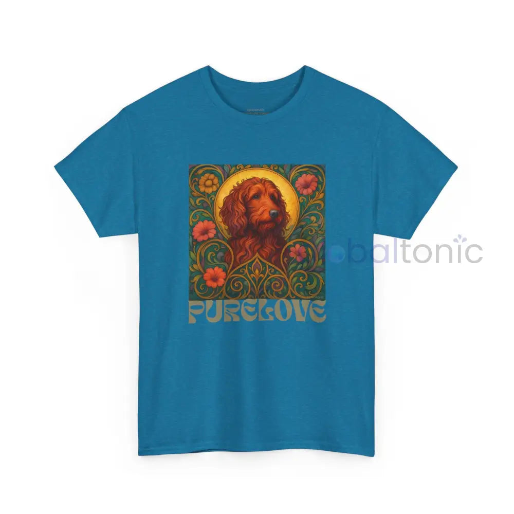 Red Goldendoodle (Groodle) Vintage Graphic T-Shirt – Unisex Cotton Tee for Dog Lovers T-Shirt