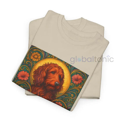 Red Goldendoodle (Groodle) Vintage Graphic T-Shirt – Unisex Cotton Tee for Dog Lovers T-Shirt