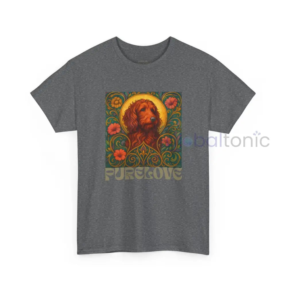 Red Goldendoodle (Groodle) Vintage Graphic T-Shirt – Unisex Cotton Tee for Dog Lovers T-Shirt