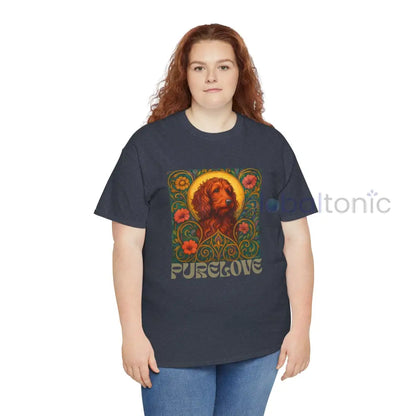 Red Goldendoodle (Groodle) Vintage Graphic T-Shirt – Unisex Cotton Tee for Dog Lovers T-Shirt