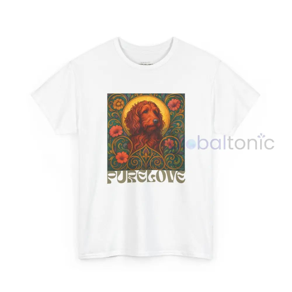 Red Goldendoodle (Groodle) Vintage Graphic T-Shirt – Unisex Cotton Tee for Dog Lovers T-Shirt