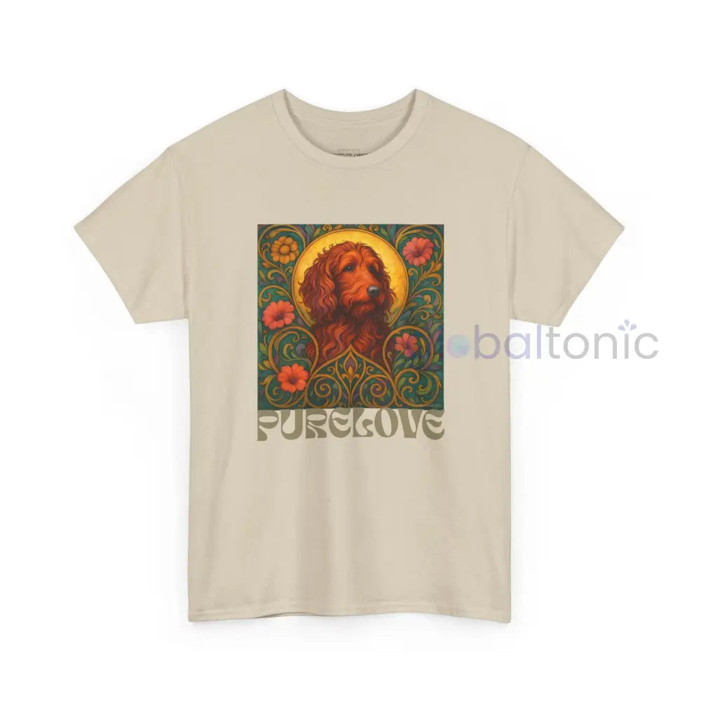 Red Goldendoodle (Groodle) Vintage Graphic T-Shirt – Unisex Cotton Tee for Dog Lovers T-Shirt