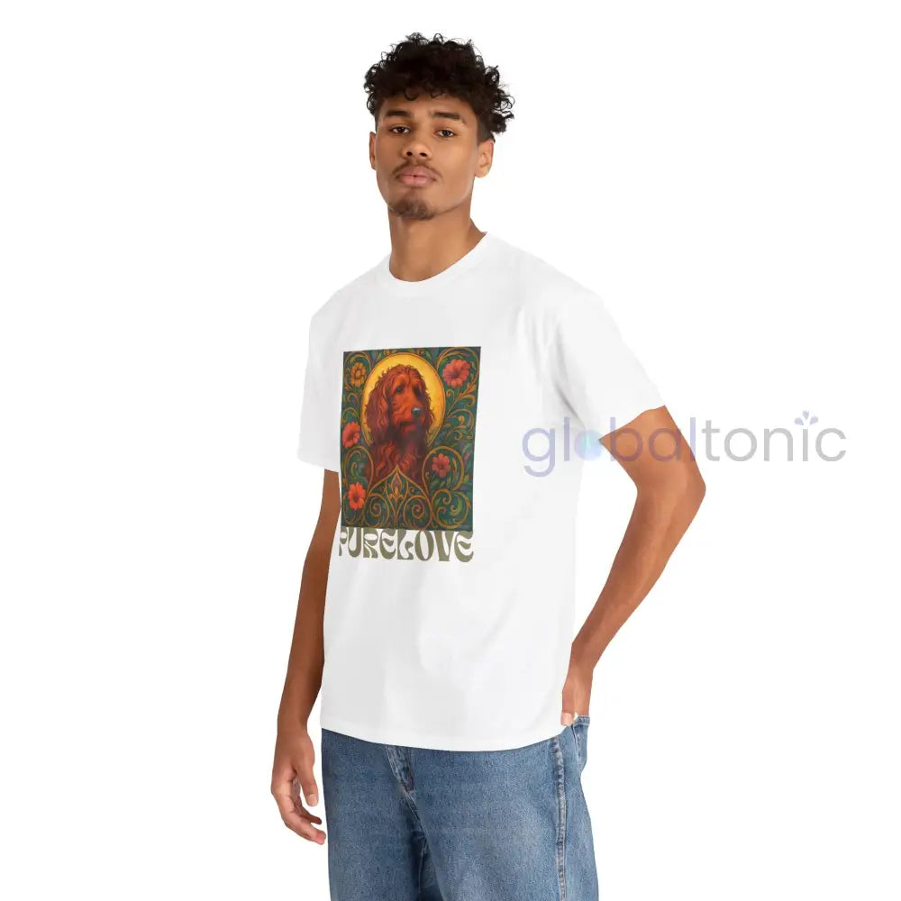Red Goldendoodle (Groodle) Vintage Graphic T-Shirt – Unisex Cotton Tee for Dog Lovers T-Shirt