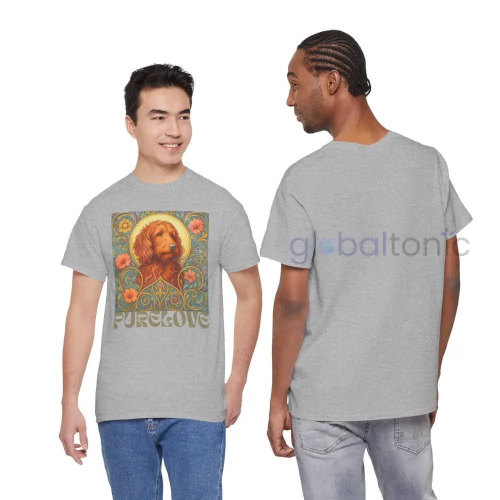 Red Goldendoodle (Groodle) Vintage Graphic T-Shirt – Unisex Cotton Tee for Dog Lovers T-Shirt