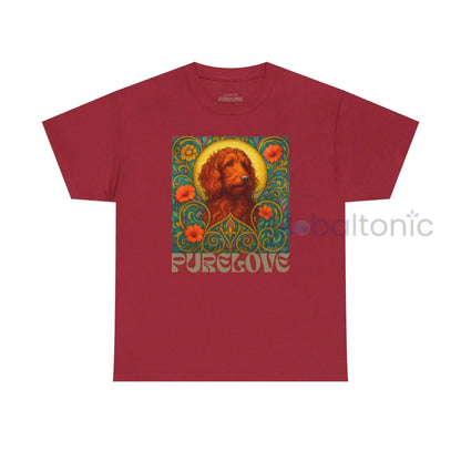 Red Goldendoodle (Groodle) Vintage Graphic T-Shirt – Unisex Cotton Tee for Dog Lovers Antique Cherry Red / S T-Shirt