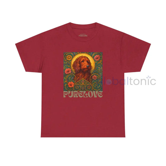 Red Goldendoodle (Groodle) Vintage Graphic T-Shirt – Unisex Cotton Tee for Dog Lovers Antique Cherry Red / S T-Shirt
