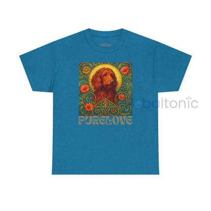 Red Goldendoodle (Groodle) Vintage Graphic T-Shirt – Unisex Cotton Tee for Dog Lovers Antique Sapphire / S T-Shirt