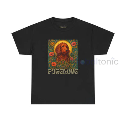Red Goldendoodle (Groodle) Vintage Graphic T-Shirt – Unisex Cotton Tee for Dog Lovers Black / S T-Shirt
