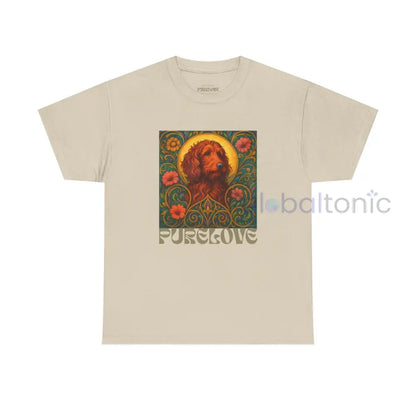 Red Goldendoodle (Groodle) Vintage Graphic T-Shirt – Unisex Cotton Tee for Dog Lovers Sand / S T-Shirt