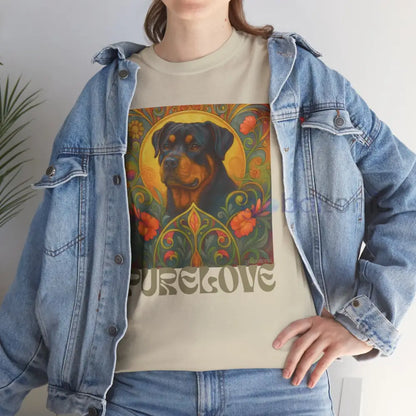 Rottweiler Vintage Graphic T-Shirt – Unisex Cotton Tee for Dog Lovers T-Shirt