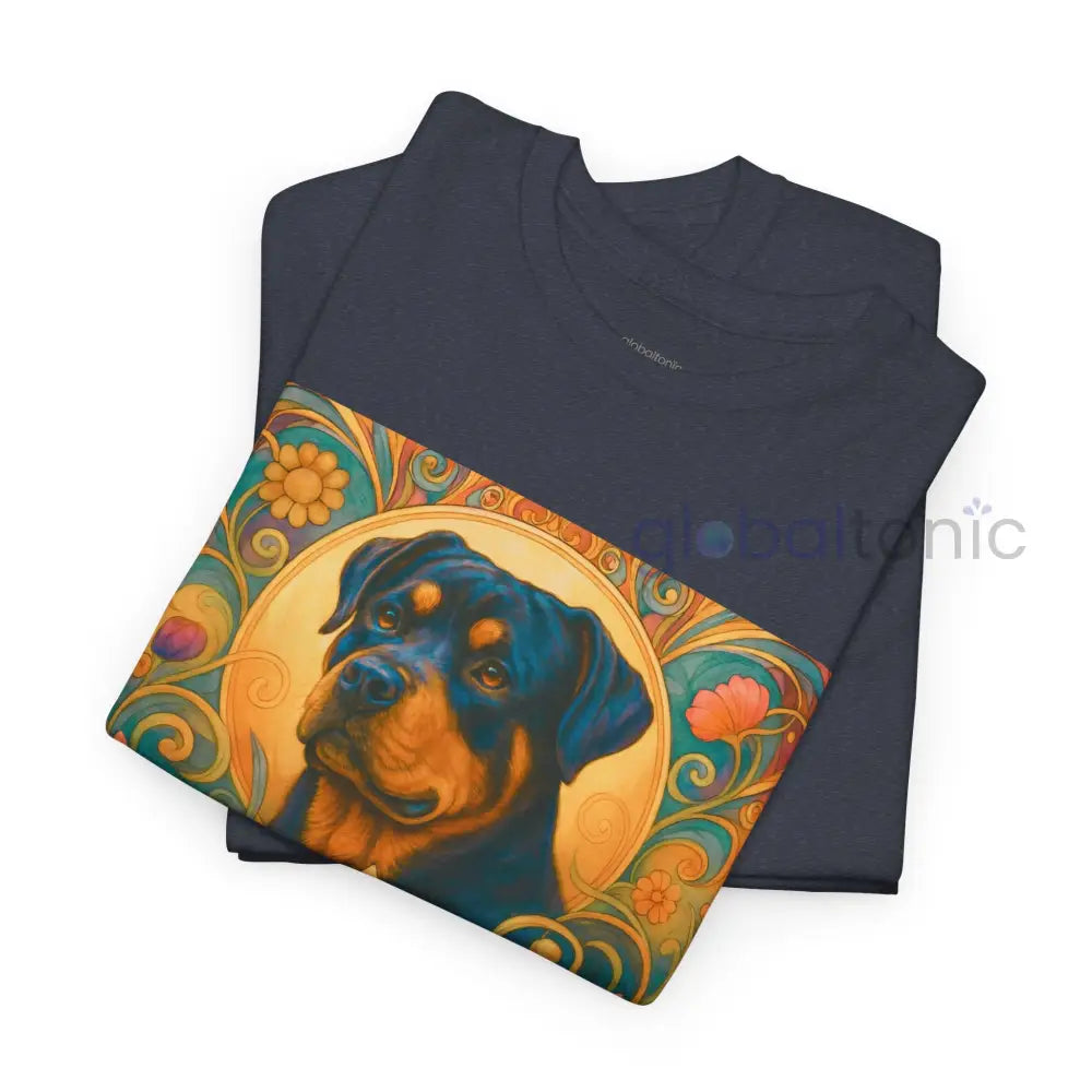 Rottweiler Vintage Graphic T-Shirt – Unisex Cotton Tee for Dog Lovers T-Shirt