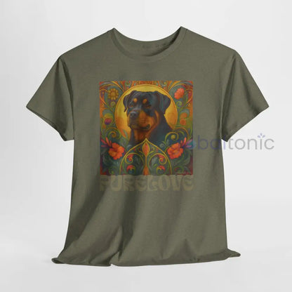 Rottweiler Vintage Graphic T-Shirt – Unisex Cotton Tee for Dog Lovers T-Shirt
