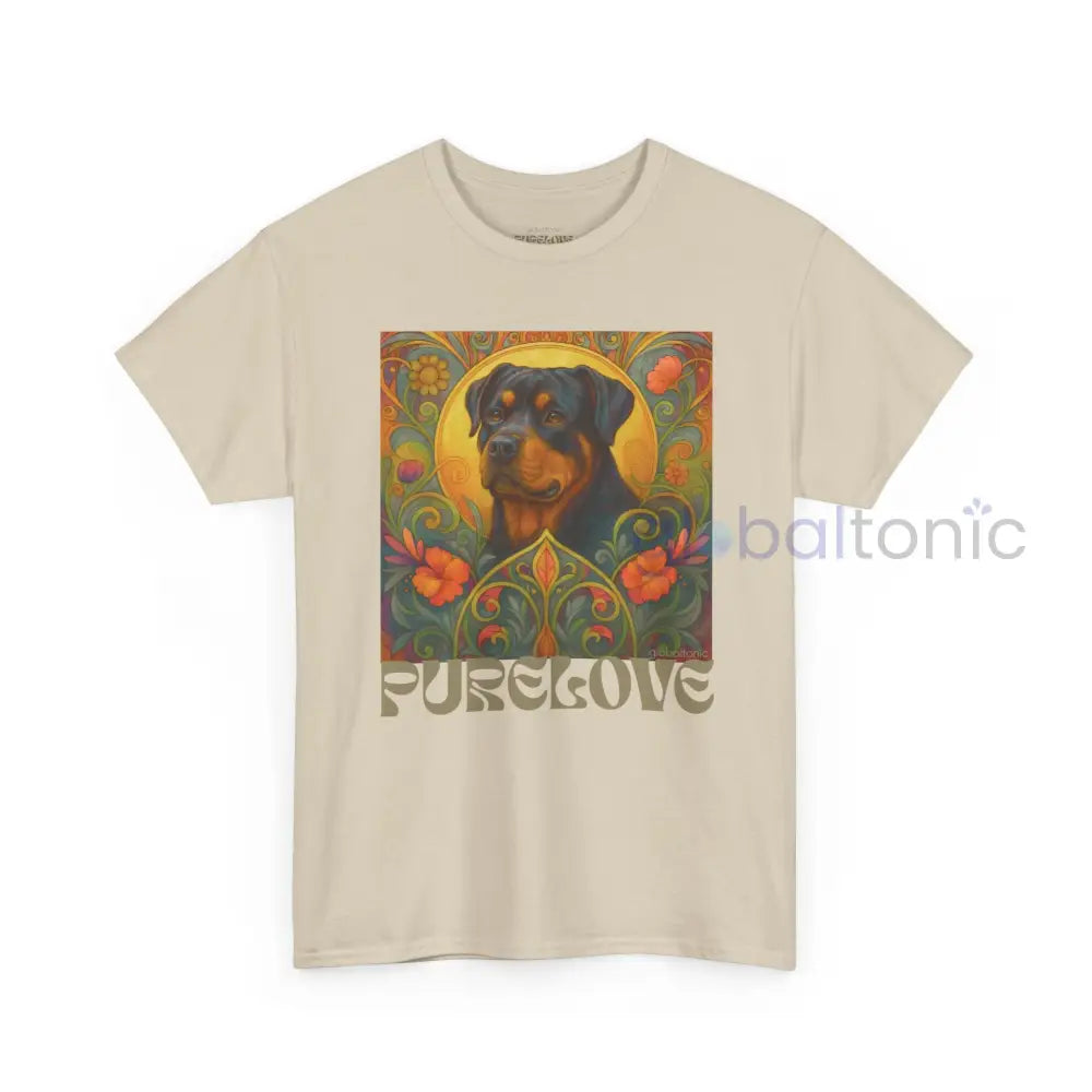 Rottweiler Vintage Graphic T-Shirt – Unisex Cotton Tee for Dog Lovers T-Shirt